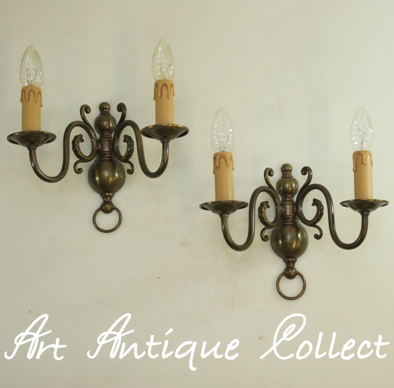 Antik Wandlampen Wandleuchten Barock Stil Led alte Lampe Wand Wall