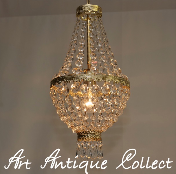 Zierlicher Korblüster Lampe Deckenlampe Kronleuchter Lüster